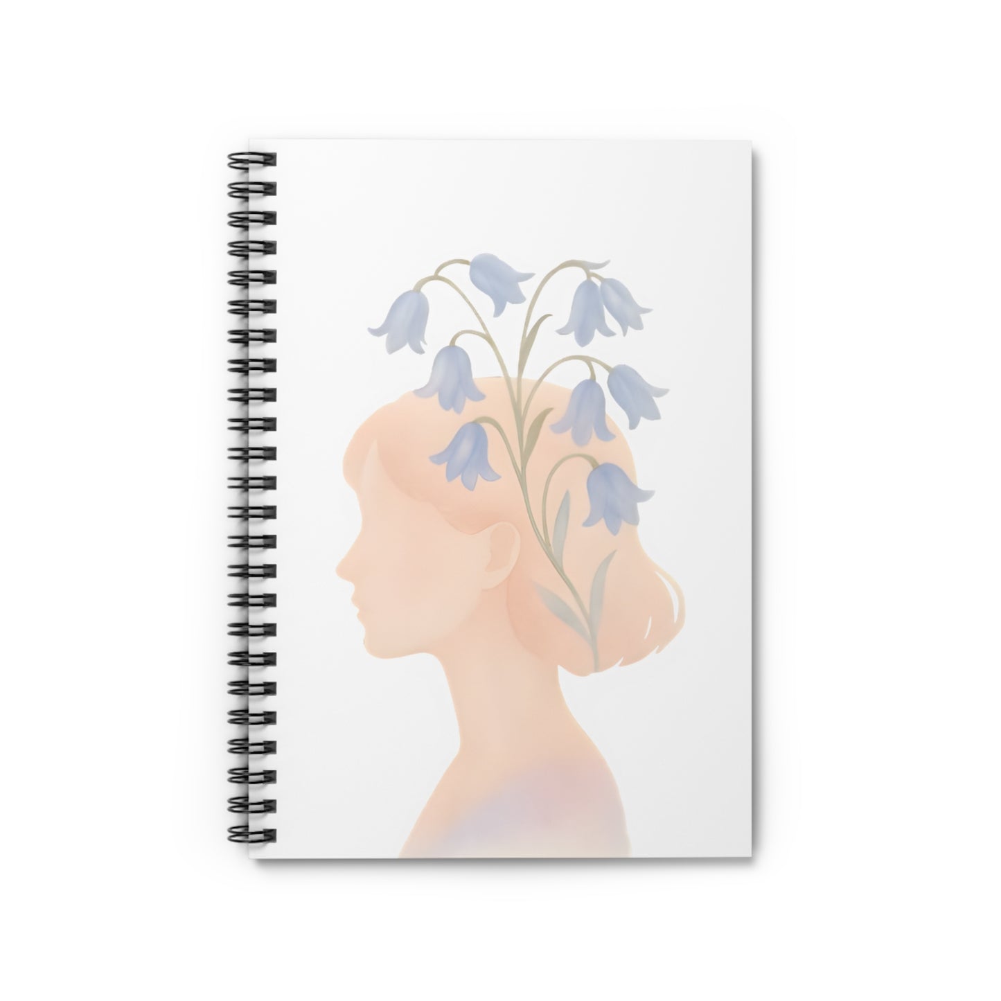 Dreamy Floral Spiral Notebook - Inspirational Art for Writers & Students