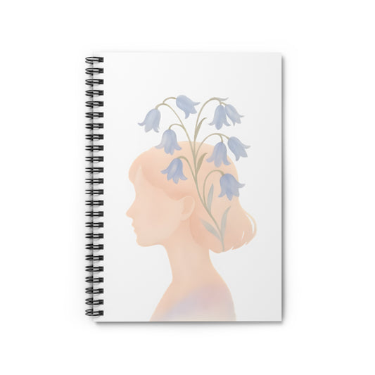 Dreamy Floral Spiral Notebook - Inspirational Art for Writers & Students