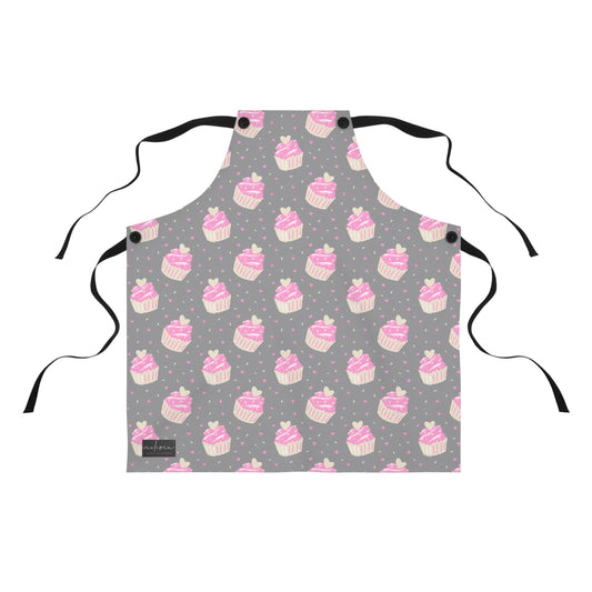 Cute Cupcake Pattern Apron - Perfect for Bakers & Gift Giving