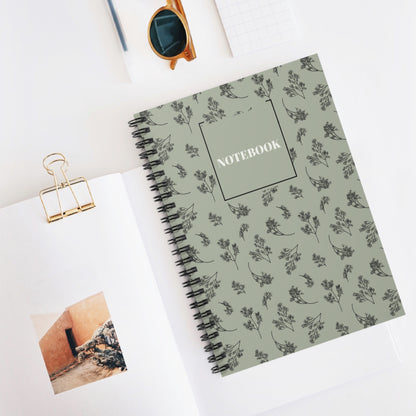 Elegant Floral Spiral Notebook - Perfect for Notes & Journaling