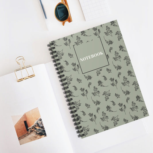 Elegant Floral Spiral Notebook - Perfect for Notes & Journaling