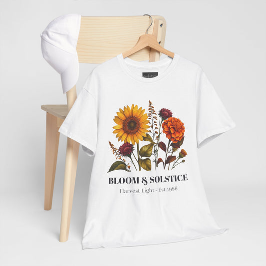 Bohemian Floral Tee, Unisex Cotton T-Shirt for Nature Lovers, Casual Summer Wear, Gift for Gardeners, Major Holidays Gift