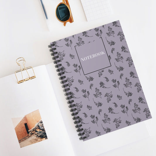 Elegant Floral Spiral Notebook - Perfect for Notes & Journaling