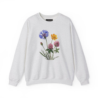 Floral Design Unisex Crewneck Sweatshirt, Cozy Gift for Her, Casual Wear, Spring Fashion, Nature Lovers, Birthday Gift