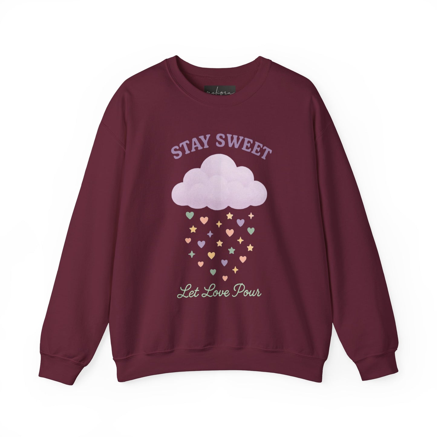 سويت شيرت Stay Sweet Crewneck - تصميم Let Love Pour