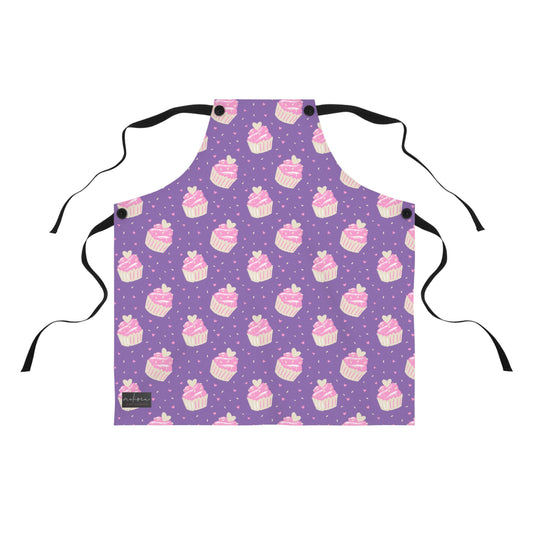 Cute Cupcake Pattern Apron - Perfect for Bakers & Gift Giving