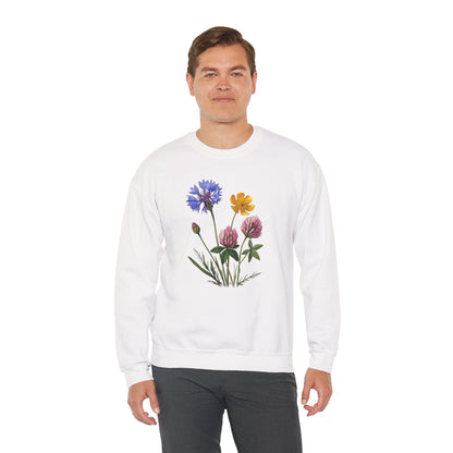 Floral Design Unisex Crewneck Sweatshirt, Cozy Gift for Her, Casual Wear, Spring Fashion, Nature Lovers, Birthday Gift