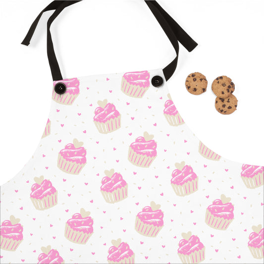 Cute Cupcake Pattern Apron - Perfect for Bakers & Gift Giving