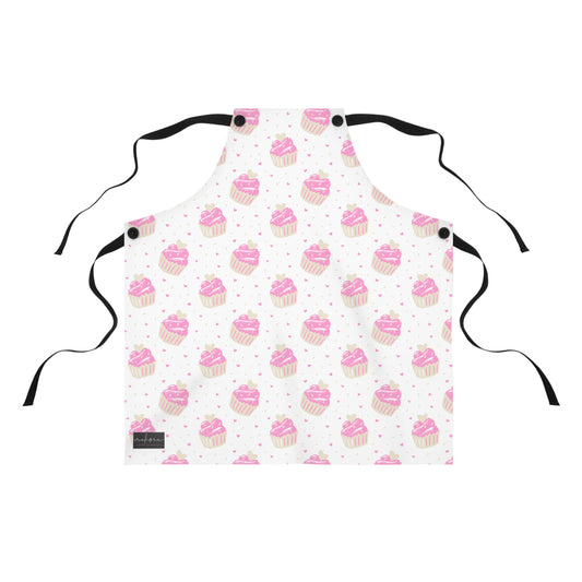 Cute Cupcake Pattern Apron - Perfect for Bakers & Gift Giving
