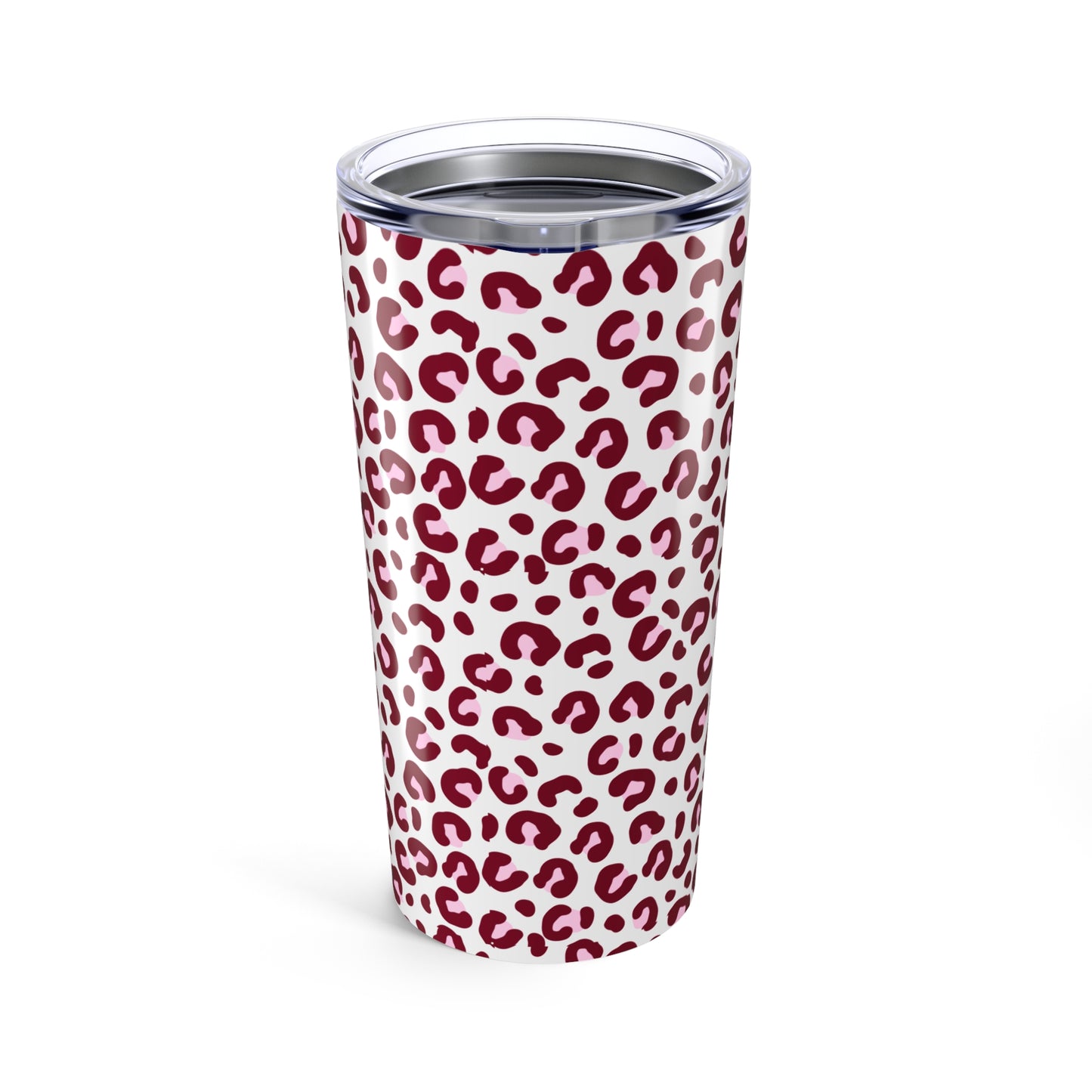 Stylish Leopard Print 20oz Tumbler - Insulated Travel Cup for Coffee and Drinks
