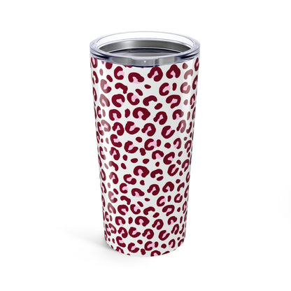 Stylish Leopard Print 20oz Tumbler - Insulated Travel Cup for Coffee and Drinks