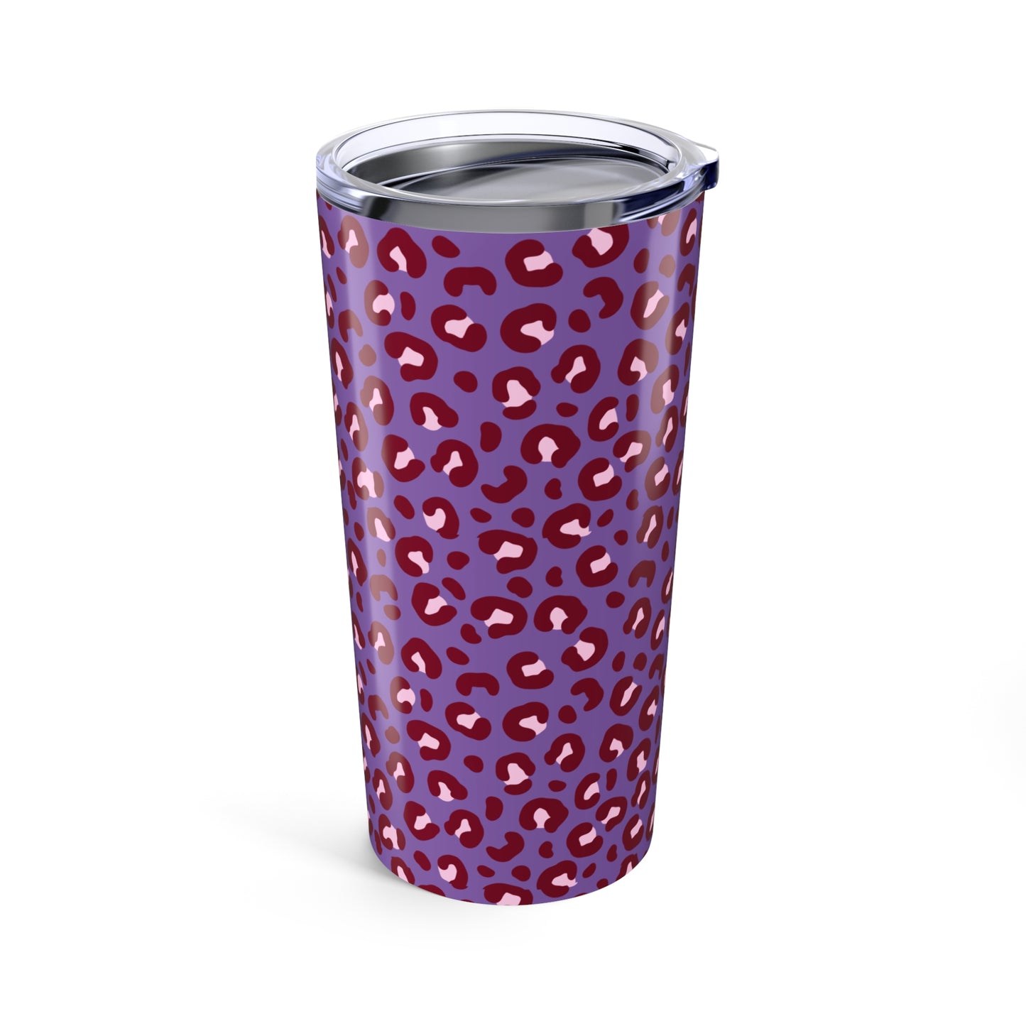 Stylish Leopard Print 20oz Tumbler - Insulated Travel Cup for Coffee and Drinks