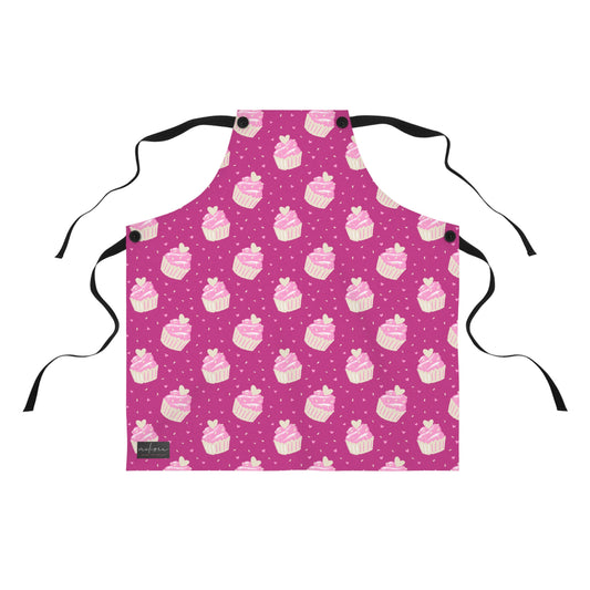 Cute Cupcake Pattern Apron - Perfect for Bakers & Gift Giving