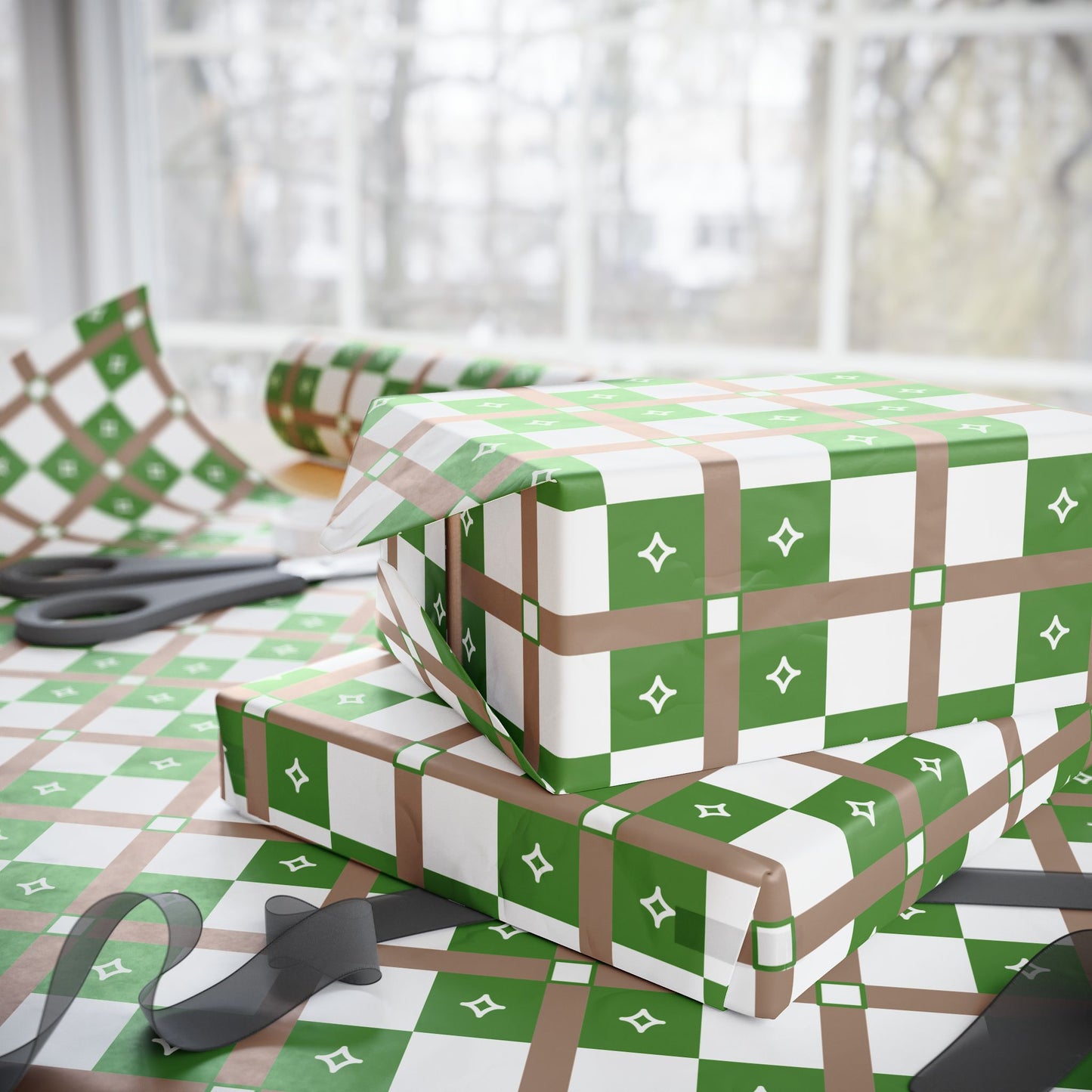 Festive Wrapping Paper, Holiday Gift Wrap, Christmas Wrapping, Eco-Friendly Gift Wrap, Decorative Paper for All Occasions