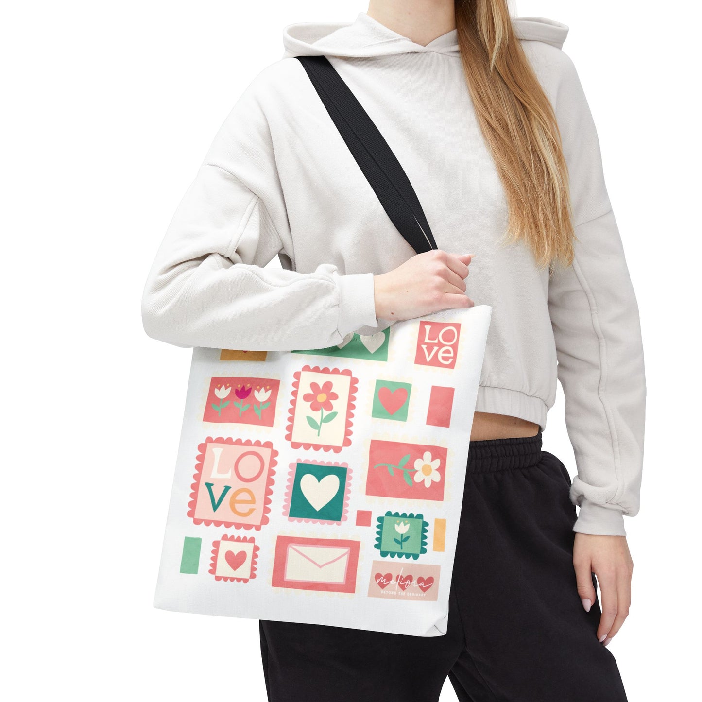 Stamped with Love, Sealed by Mom Tote Bag for Moms