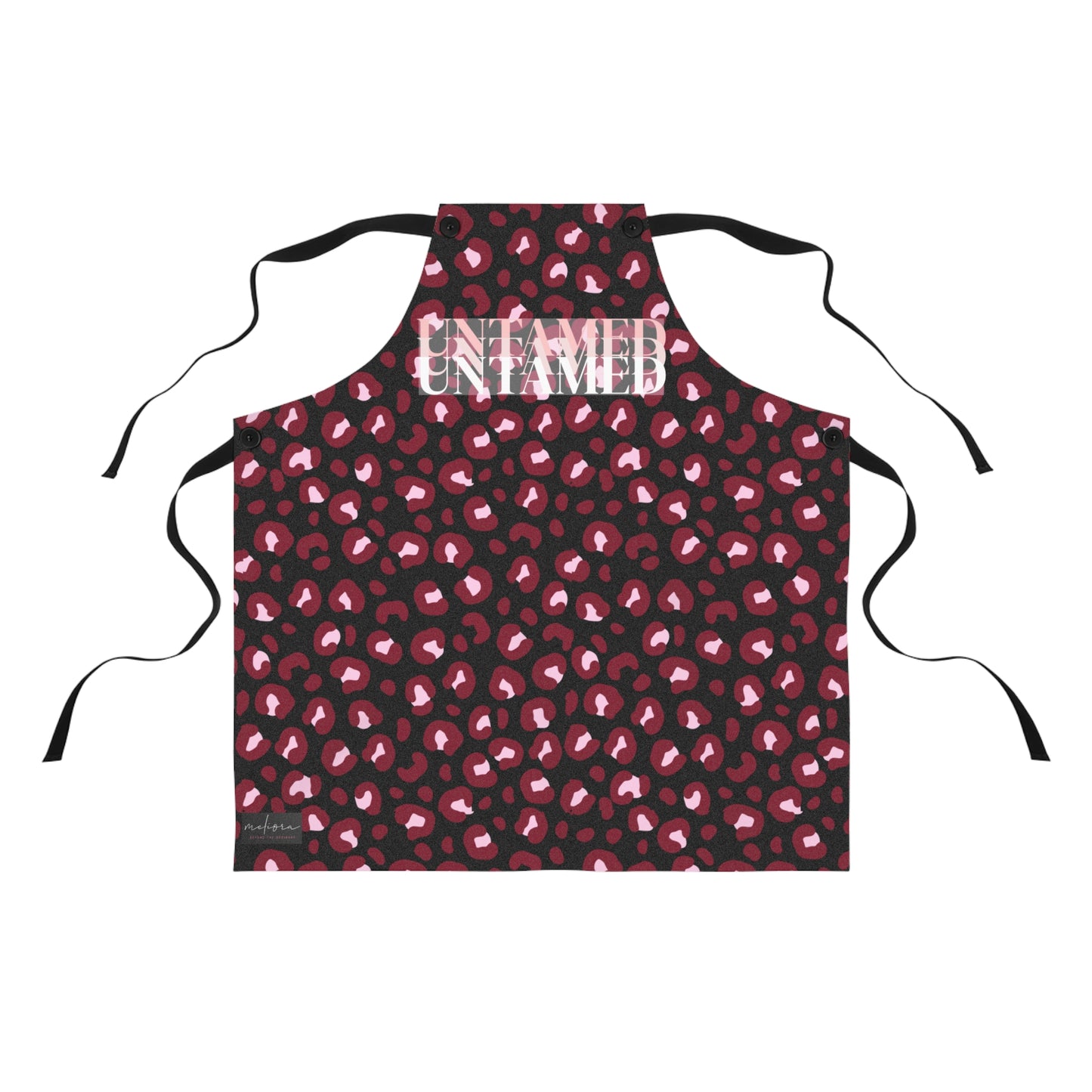 Chic Leopard Print Apron for Stylish Cooking