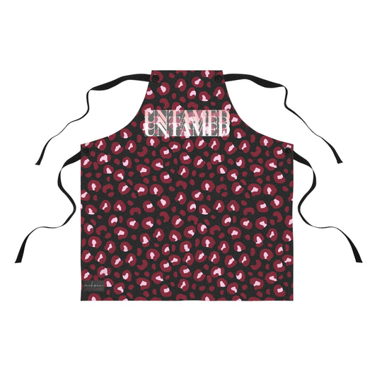 Chic Leopard Print Apron for Stylish Cooking