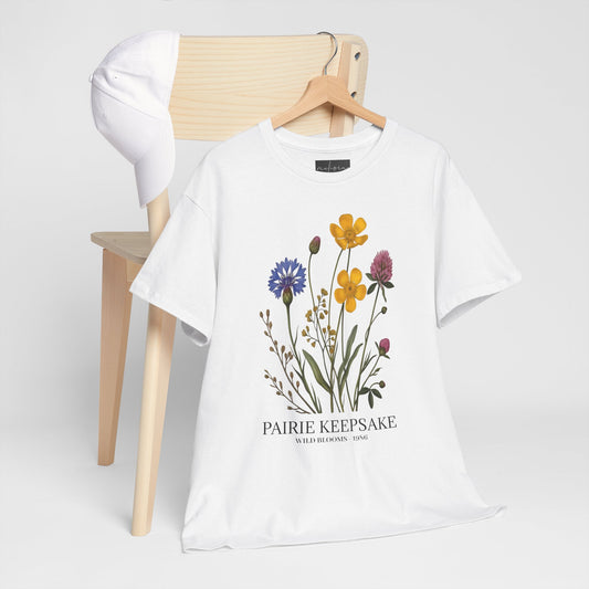 Floral Keepsake Tee, Unisex T-Shirt, Nature Lover Gift, Floral Print Apparel, Casual Wear, Botanical Tee