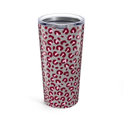 Stylish Leopard Print 20oz Tumbler - Insulated Travel Cup for Coffee and Drinks