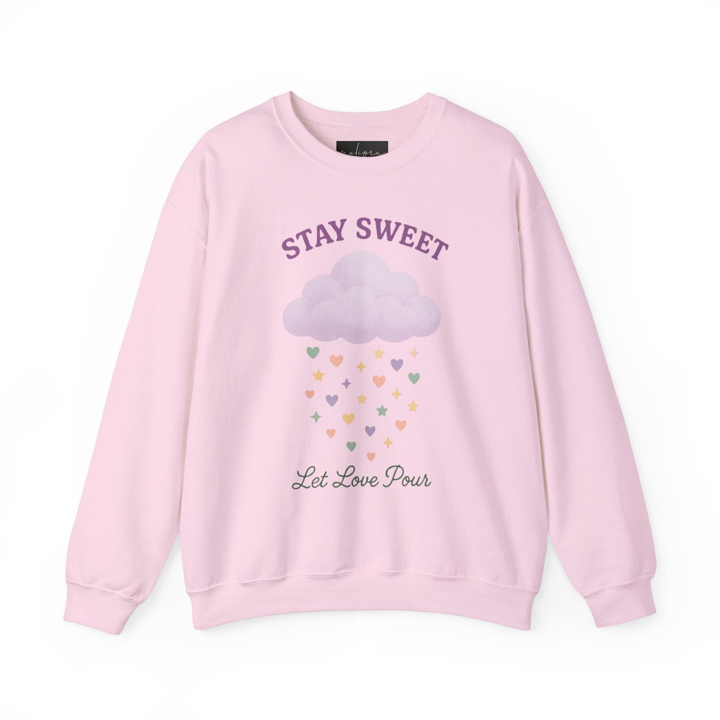 سويت شيرت Stay Sweet Crewneck - تصميم Let Love Pour