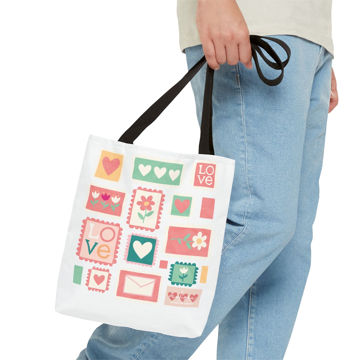 Stamped with Love, Sealed by Mom Tote Bag for Moms