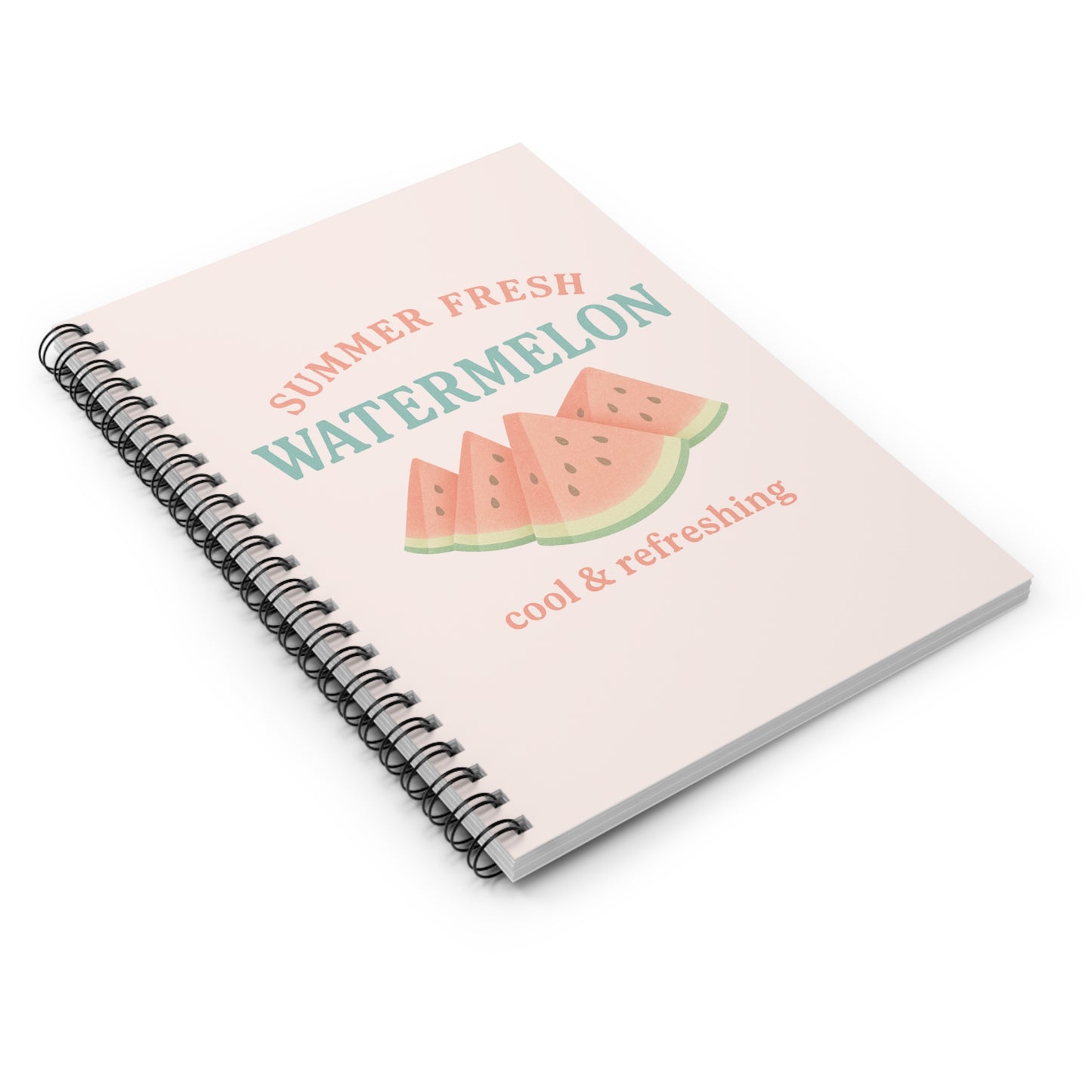 Summer Fresh Watermelon Spiral Notebook - Perfect for Notes & Summer Vibes