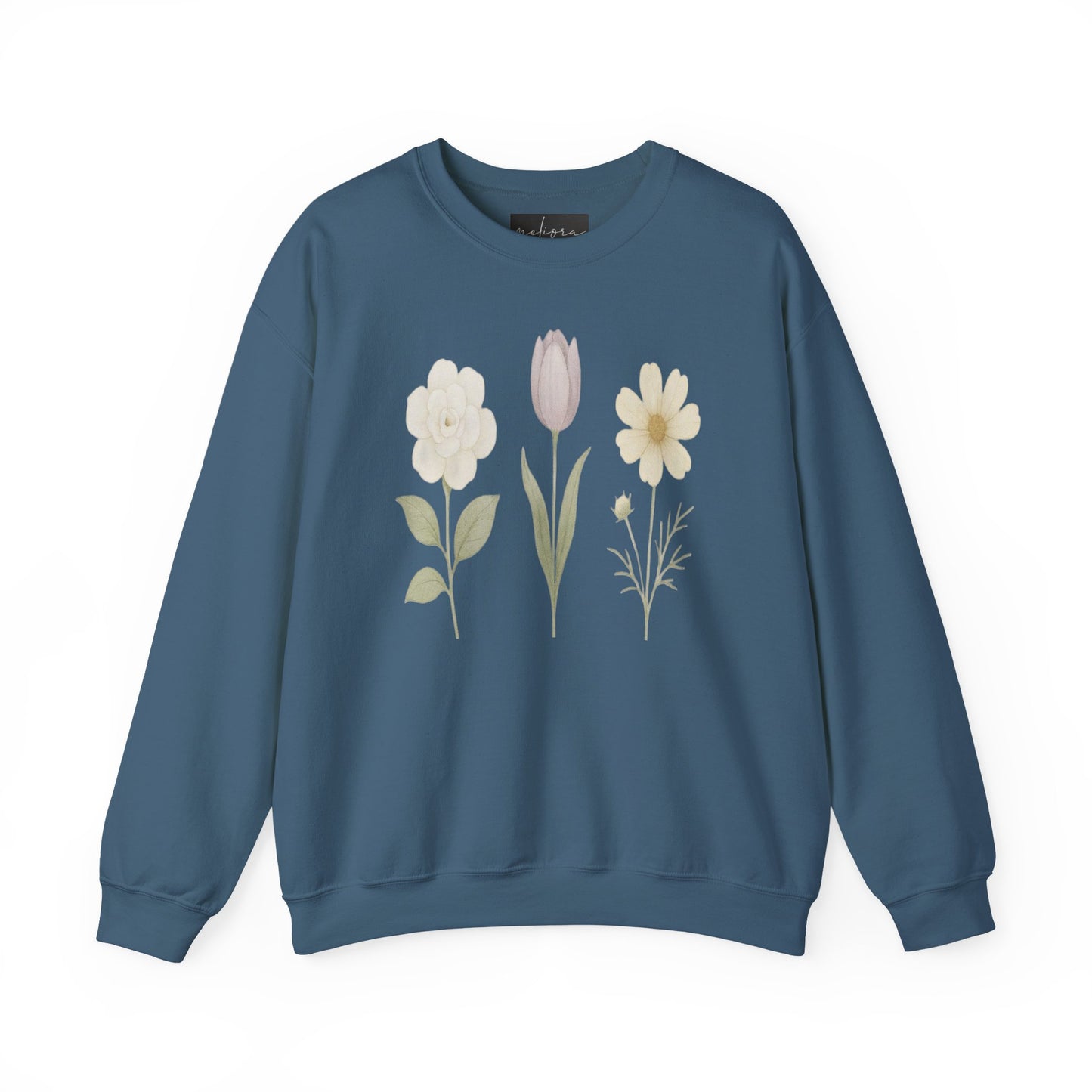 Floral Design Unisex Crewneck Sweatshirt - Cozy, Spring Vibes, Perfect Gift for Nature Lovers, Ideal for Casual Outings, Mother's Day, [...]