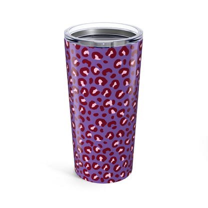 Stylish Leopard Print 20oz Tumbler - Insulated Travel Cup for Coffee and Drinks