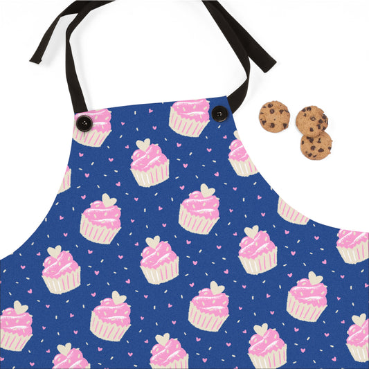 Cute Cupcake Pattern Apron - Perfect for Bakers & Gift Giving