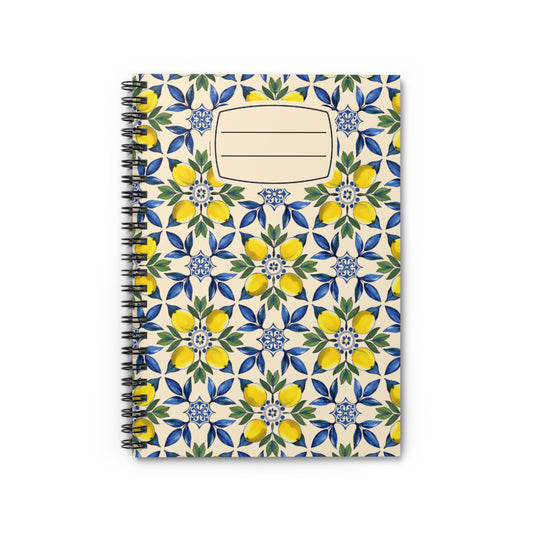 Floral Spiral Notebook - Ruled Line, Journal for Note-Taking, Gift for Students, Floral Pattern Notebook, Office Supplies, Back to School
