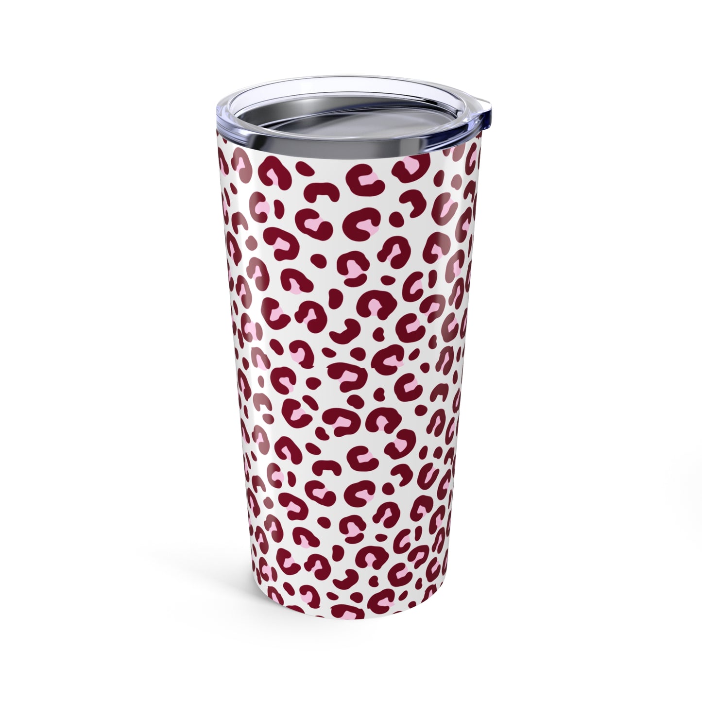 Stylish Leopard Print 20oz Tumbler - Insulated Travel Cup for Coffee and Drinks
