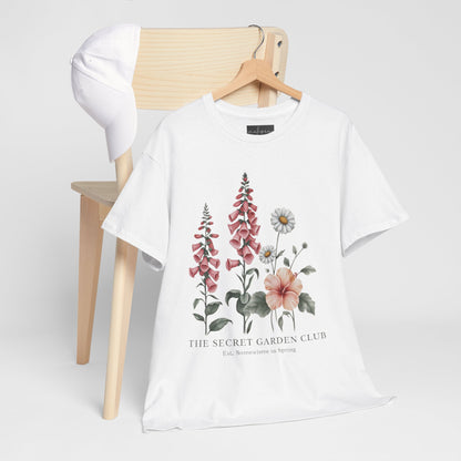 Floral Garden Club Tee | Nature Lovers, Gift for Gardeners, Spring Fashion, Casual Wear, Eco-Friendly Apparel