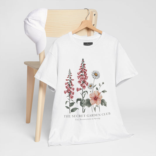 Floral Garden Club Tee | Nature Lovers, Gift for Gardeners, Spring Fashion, Casual Wear, Eco-Friendly Apparel