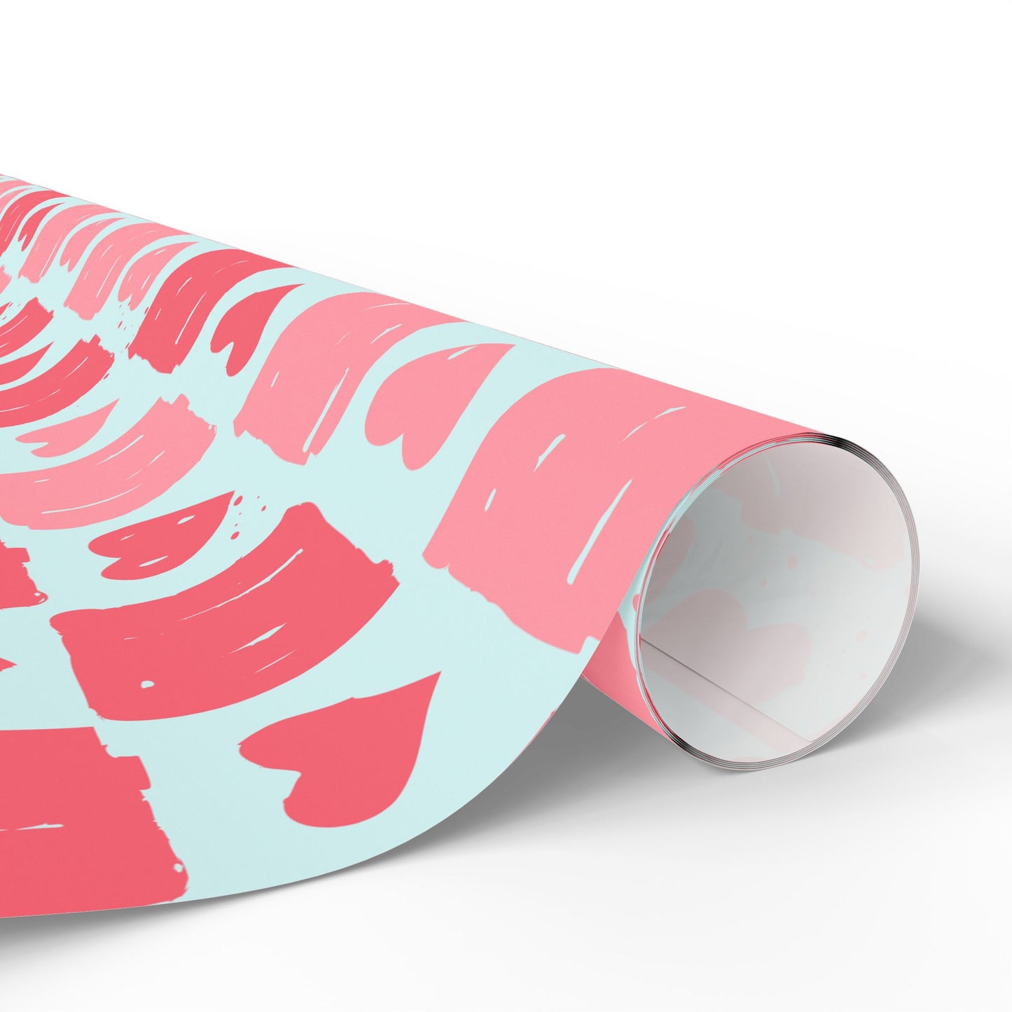 Valentine's Day Wrapping Paper, Gift Wrap for Love, Cute Heart Pattern, Pink Gift Wrap, Holiday Wrapping Papers