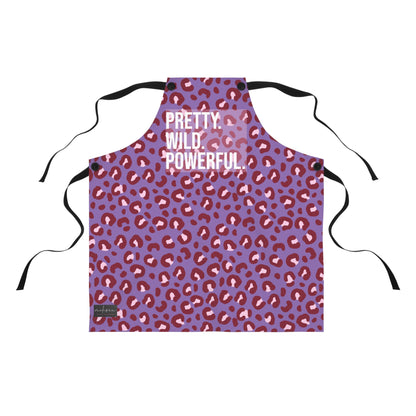 Chic Leopard Print Apron for Stylish Cooking