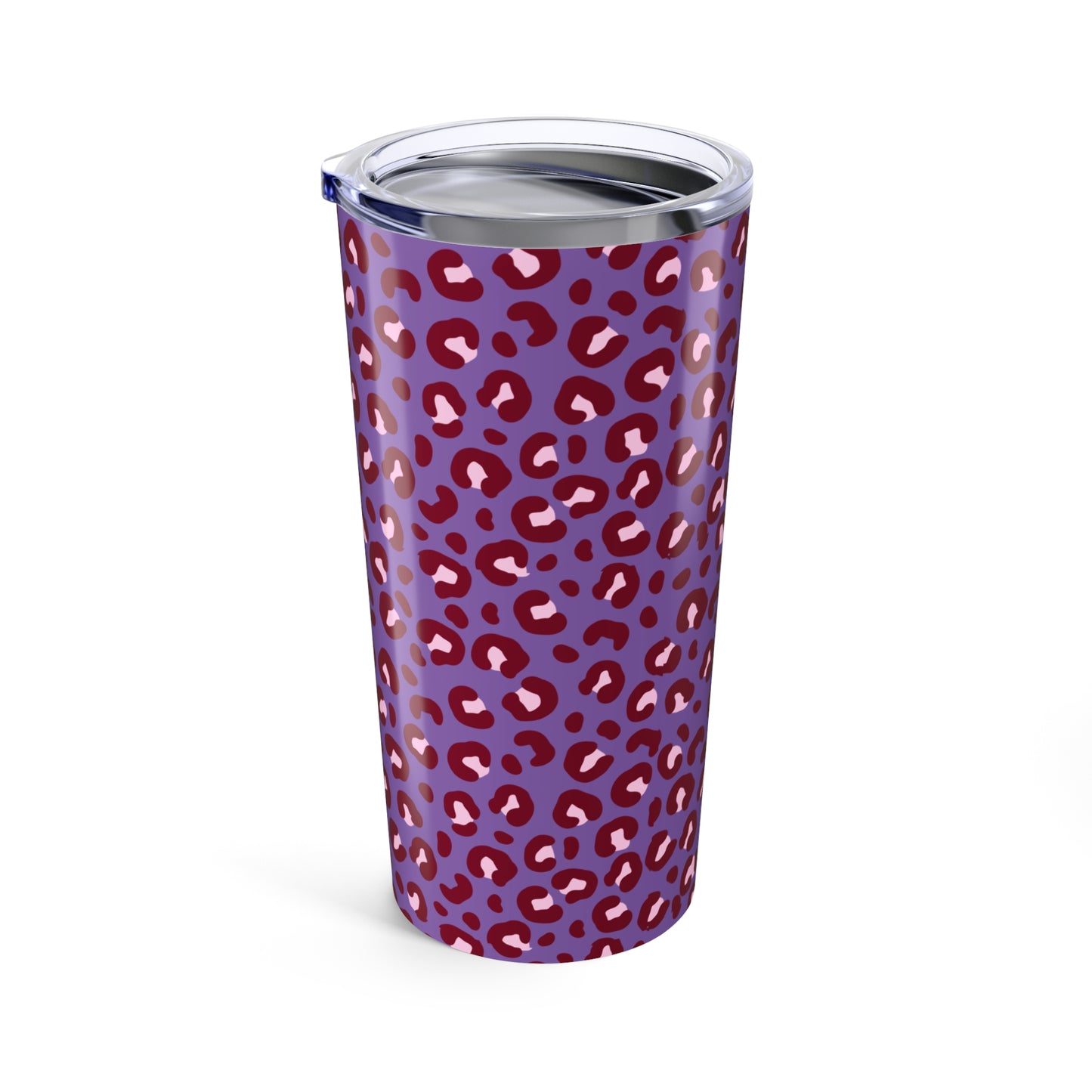 Stylish Leopard Print 20oz Tumbler - Insulated Travel Cup for Coffee and Drinks