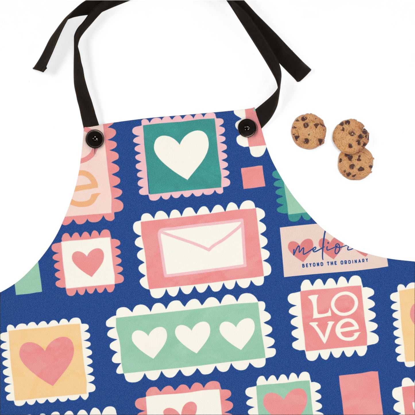Colorful Love-themed Apron for Baking & Cooking | Perfect Gift for mother’s Day & Cooking Enthusiasts
