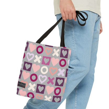 Mother's Day Heart Pattern Tote Bag - Stylish and Practical