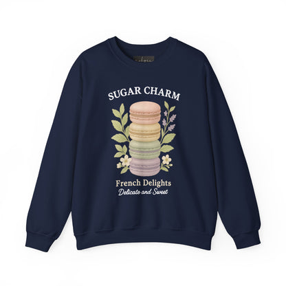 سويت شيرت ماكارون من Sugar Charm - رقبة دائرية من Heavy Blend™