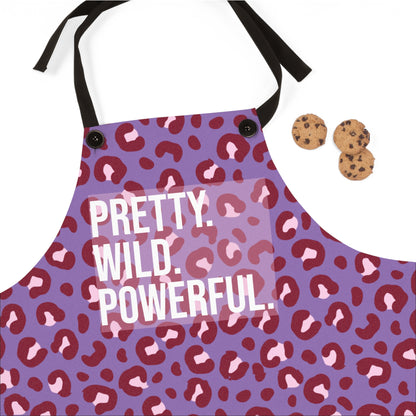 Chic Leopard Print Apron for Stylish Cooking