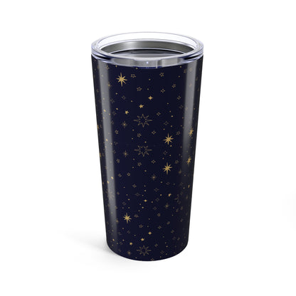 Starry Night 20oz Tumbler, Great for Travel, Gift for Stargazers, Holiday Cheer, Insulated Drinkware, Winter Accessories