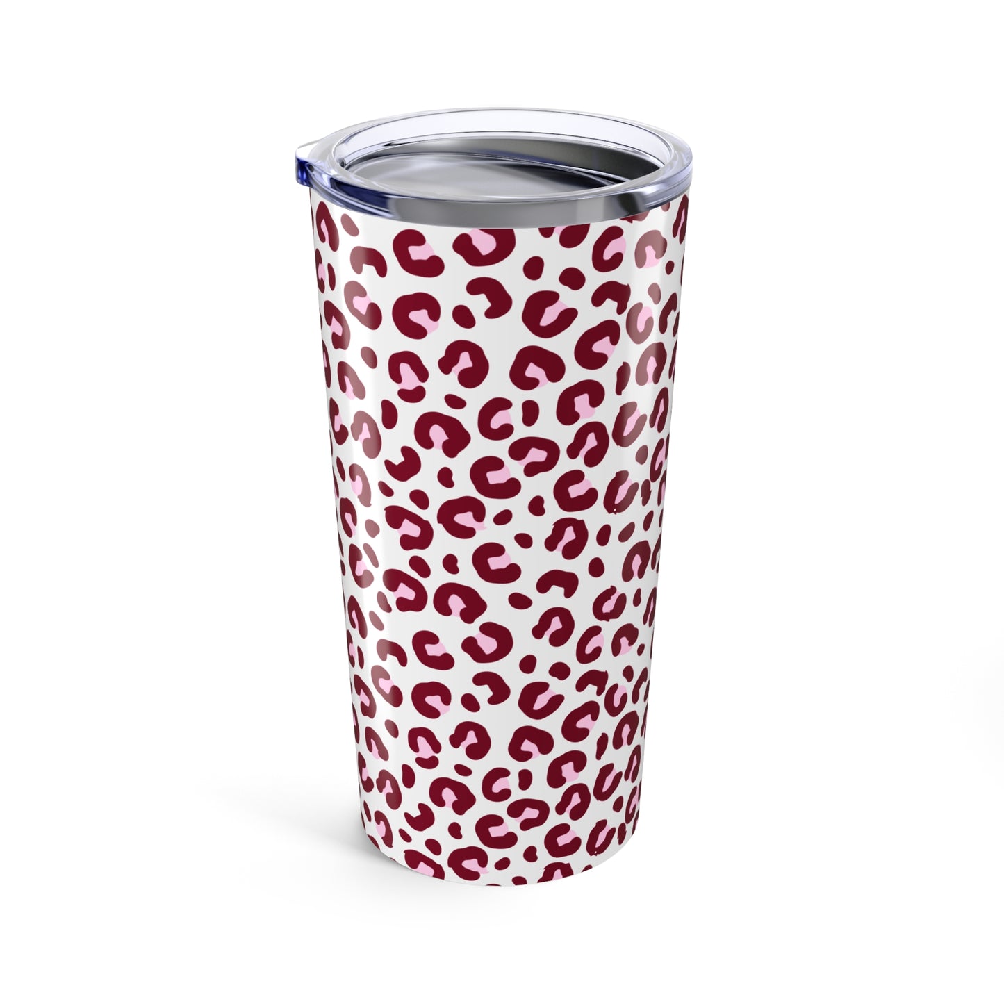 Stylish Leopard Print 20oz Tumbler - Insulated Travel Cup for Coffee and Drinks