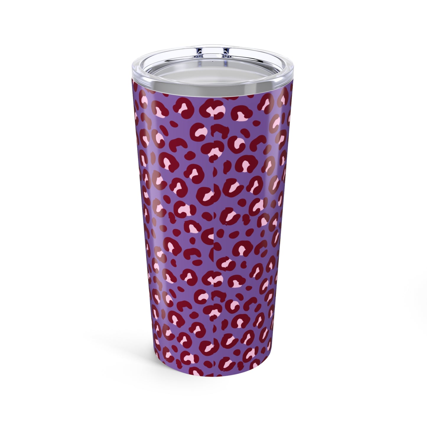 Stylish Leopard Print 20oz Tumbler - Insulated Travel Cup for Coffee and Drinks