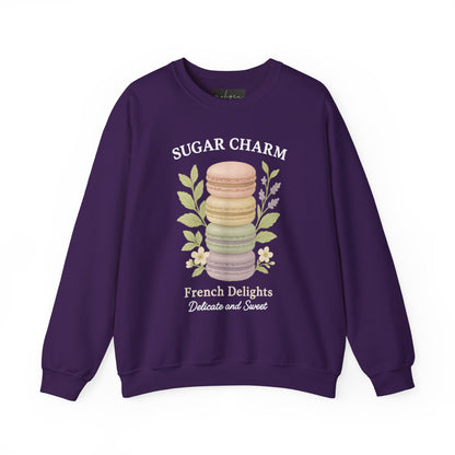 سويت شيرت ماكارون من Sugar Charm - رقبة دائرية من Heavy Blend™
