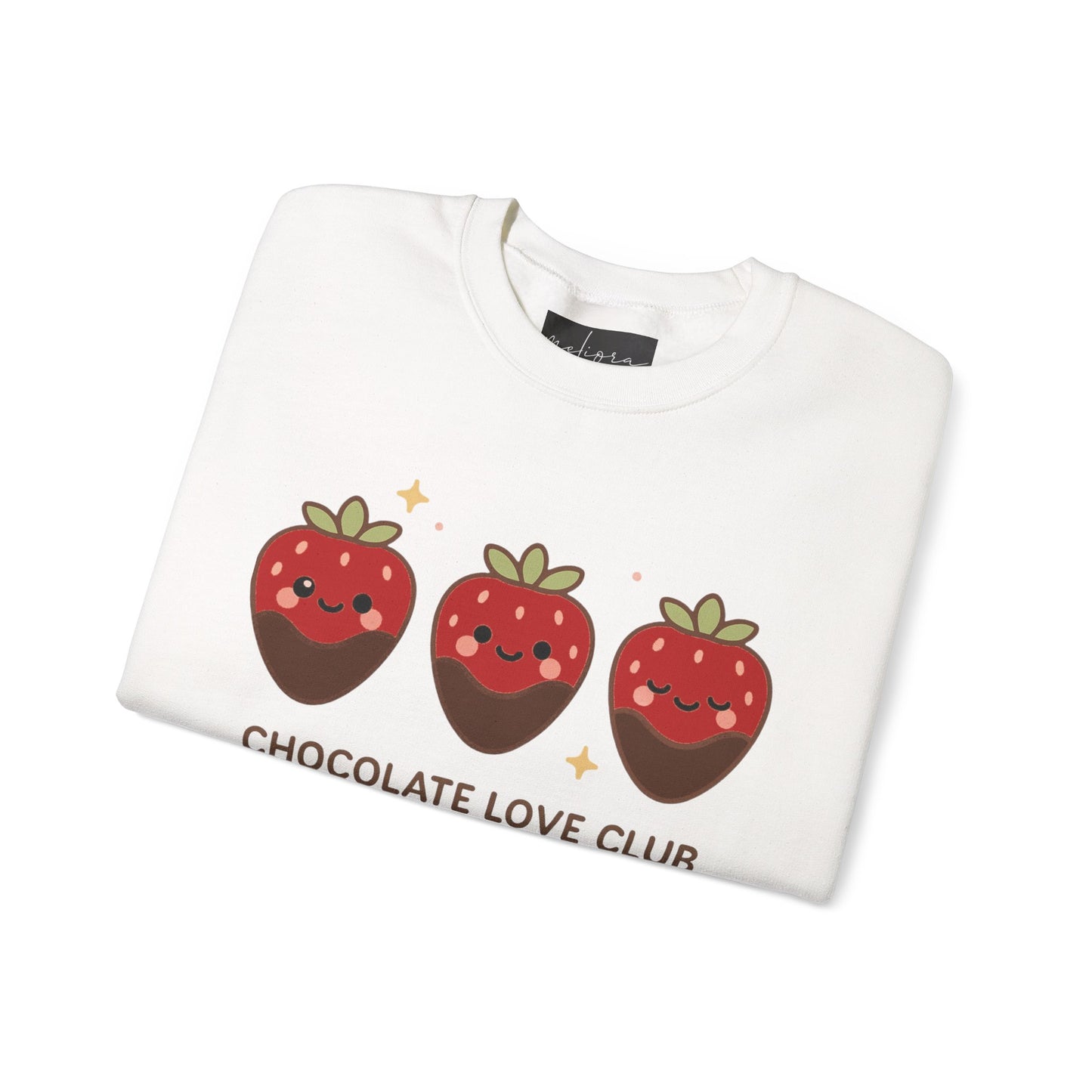 سويت شيرت بياقة دائرية من Chocolate Love Club - سترة دافئة للأحباب
