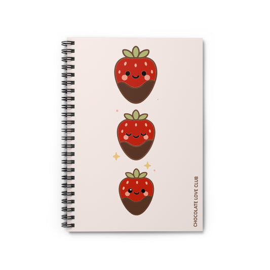 Cute Tomato Spiral Notebook for Food Lovers, Recipe Journal, Cooking Notes, Kitchen Organizer, Gift for Chefs