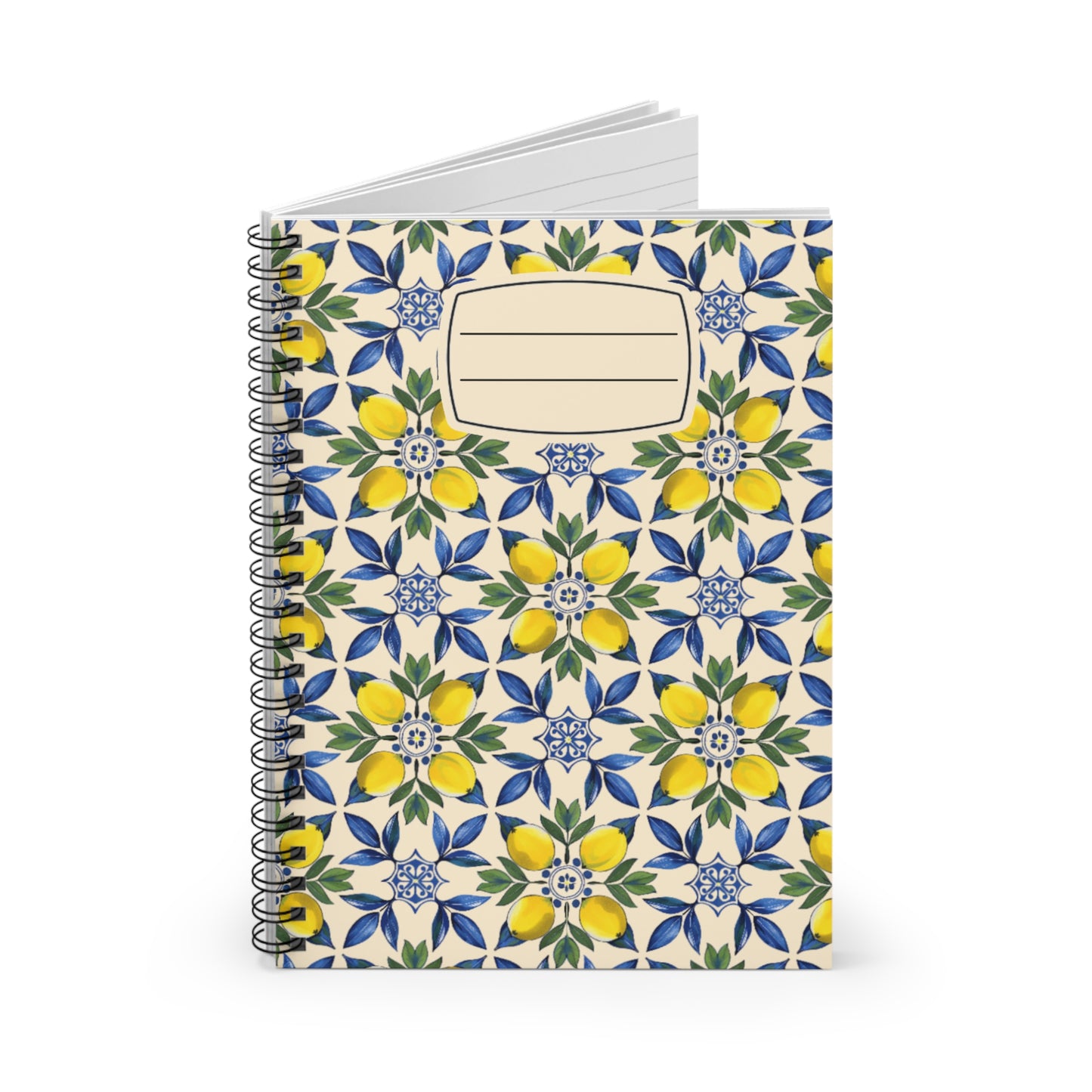 Floral Spiral Notebook - Ruled Line, Journal for Note-Taking, Gift for Students, Floral Pattern Notebook, Office Supplies, Back to School