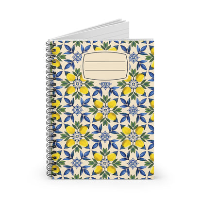 Floral Spiral Notebook - Ruled Line, Journal for Note-Taking, Gift for Students, Floral Pattern Notebook, Office Supplies, Back to School
