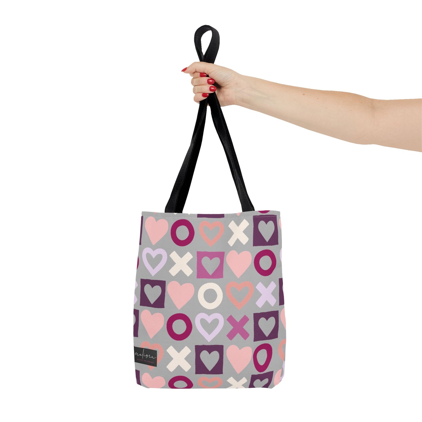 Mother's Day Heart Pattern Tote Bag - Stylish and Practical