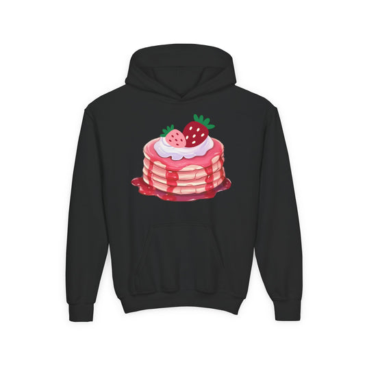 Strawberry Pancake Hoodie - Sweet and Fun Sweatshirt for Kids